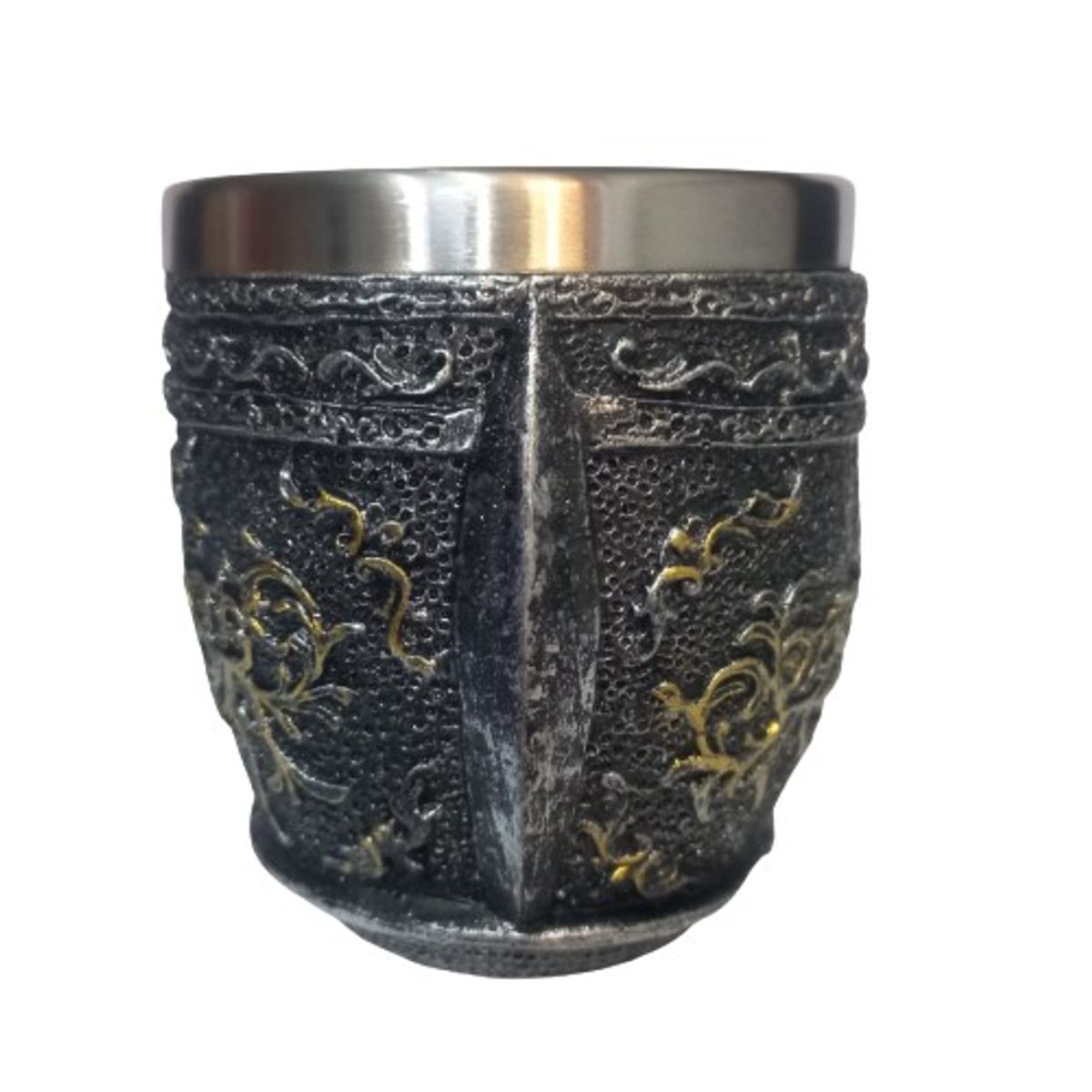 GENERICO - Vaso con diseño Medieval acero inoxidable