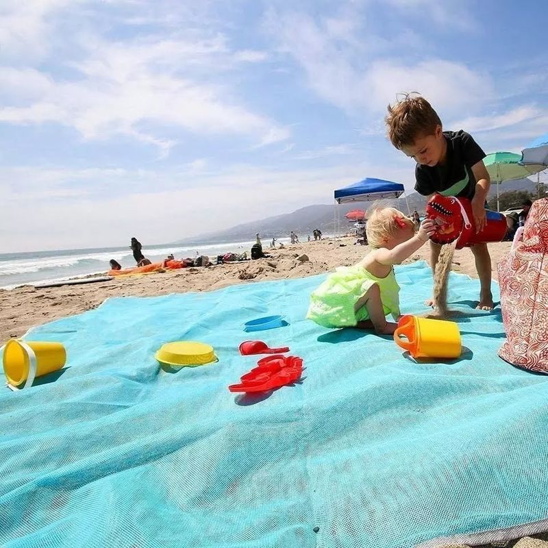 GENERICO - Manta Antiarena Para Playa Picnic Camping Impermeable 200cm