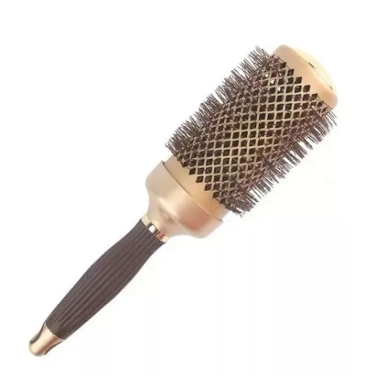 GENERICO - Cepillo Térmico Ceramic Brushing Alisado 53mm Dorado