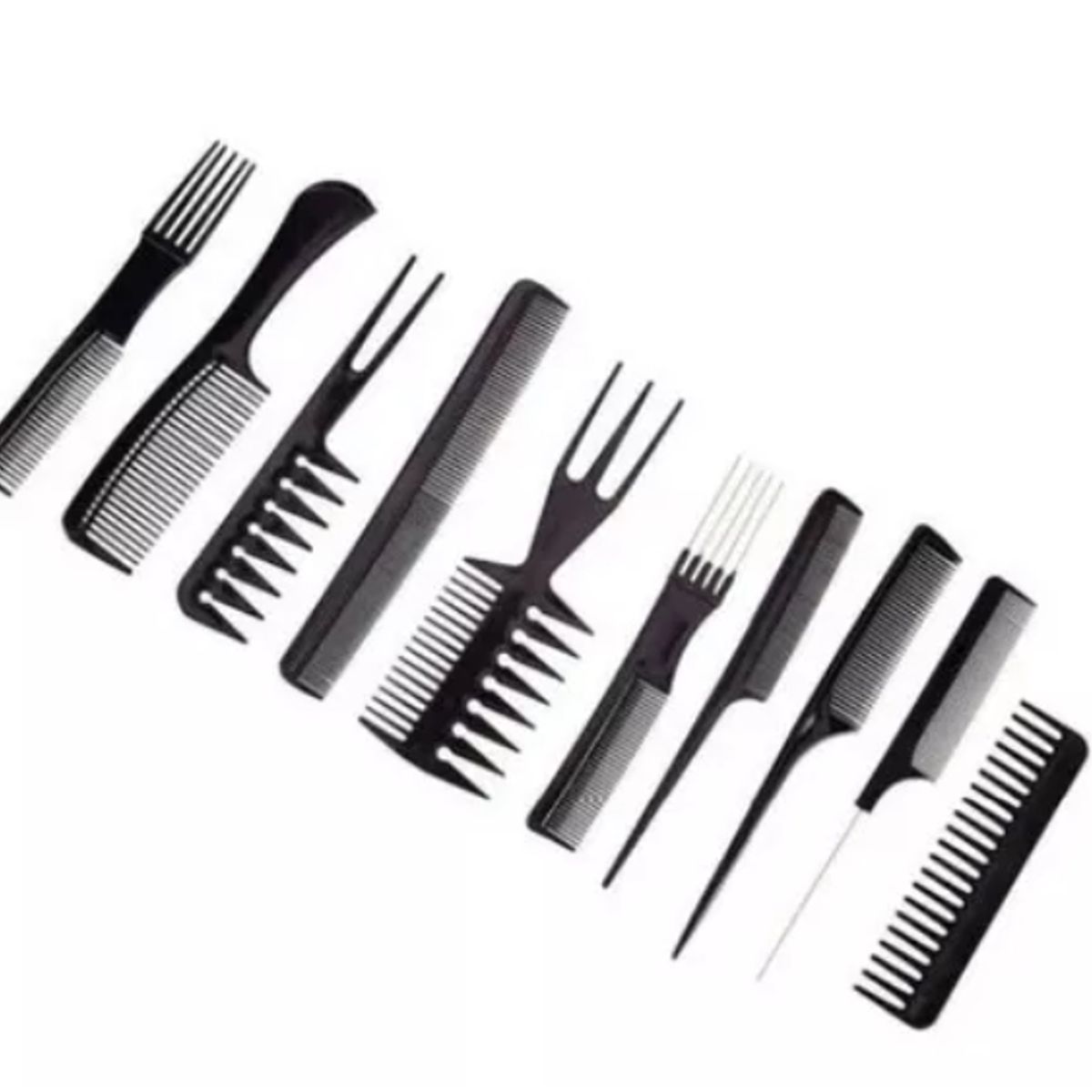 GENERICO - Kit 3 Set De 10 Peinetas Profesionales Peluquería O Barbería