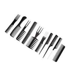 GENERICO - Kit 3 Set De 10 Peinetas Profesionales Peluquería O Barbería