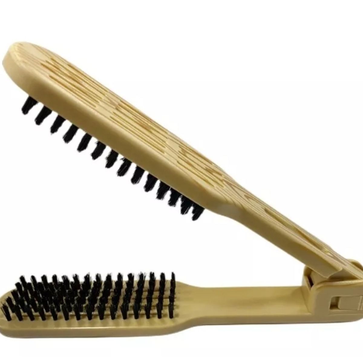 GENERICO - Pack 3 Cepillo Para Alisado Planchado Cabello Antiestatica Marron