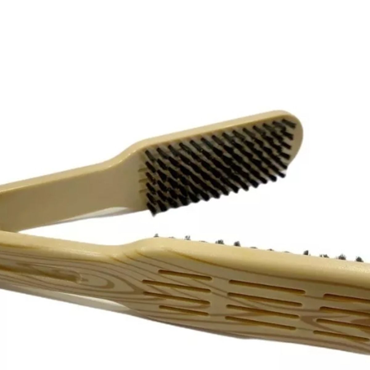 GENERICO - Pack 3 Cepillo Para Alisado Planchado Cabello Antiestatica Marron