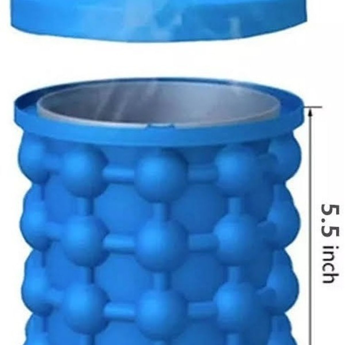 GENERICO - Hielera Cubetera Molde Para Hielo Facil De Silicona Portatil