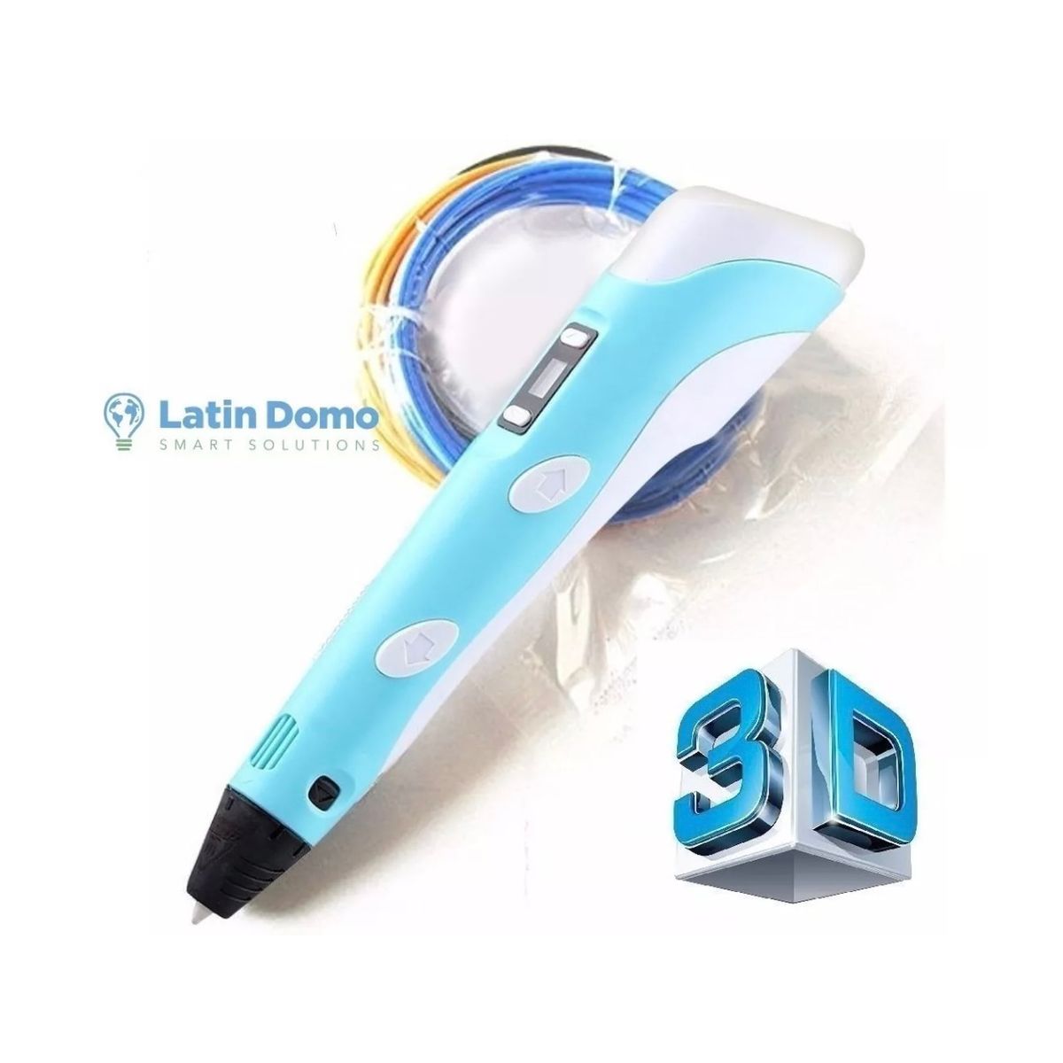 GENERICO - Bolígrafo Lápiz De Impresión 3d Con Lcd  Filamentos  Base