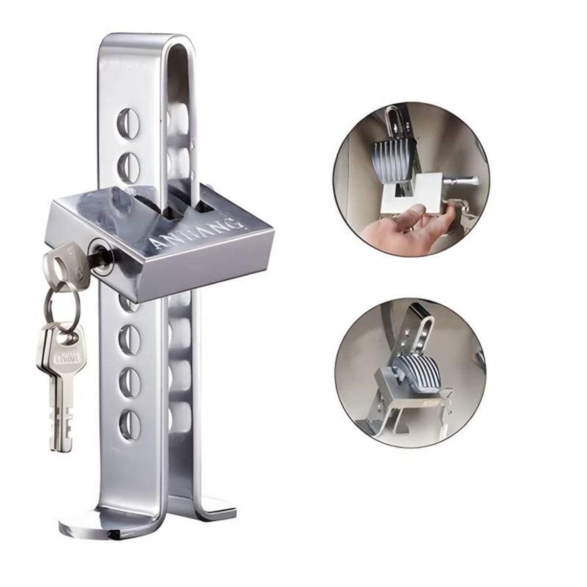 GENERICO - Traba Pedal  Candado  Llaves Seguridad Auto Robo