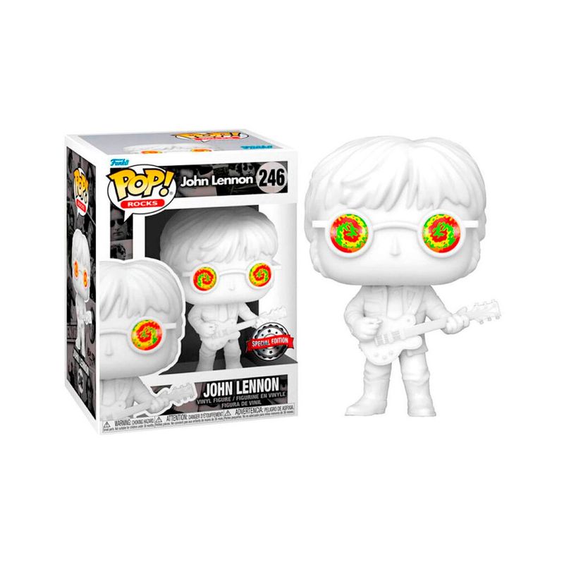 FUNKO - Funko Pop Rocks John Lennon w/Psychedelic Shades 246 FUNKO