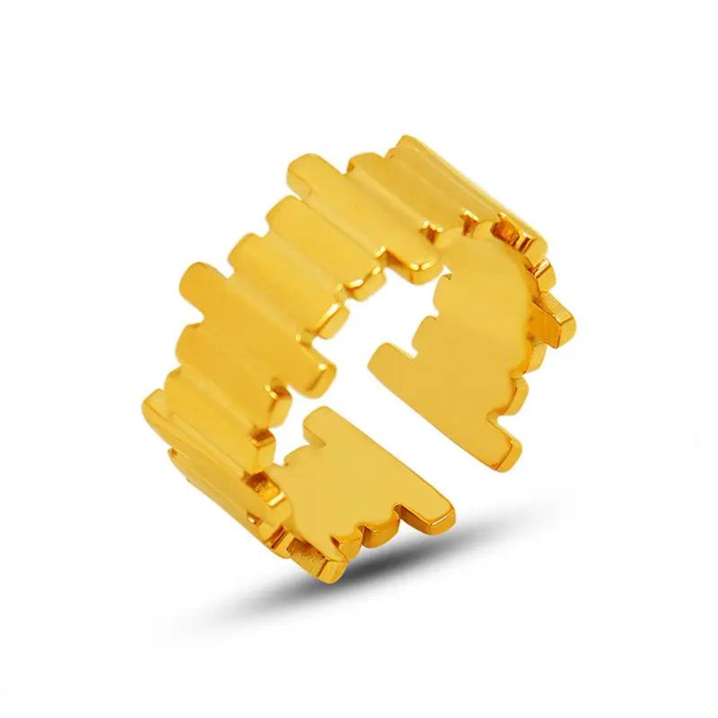 GENERICO - ANILLO MUJER MODELO CLEOPATRA PLATA S925 y Baño de oro 18k