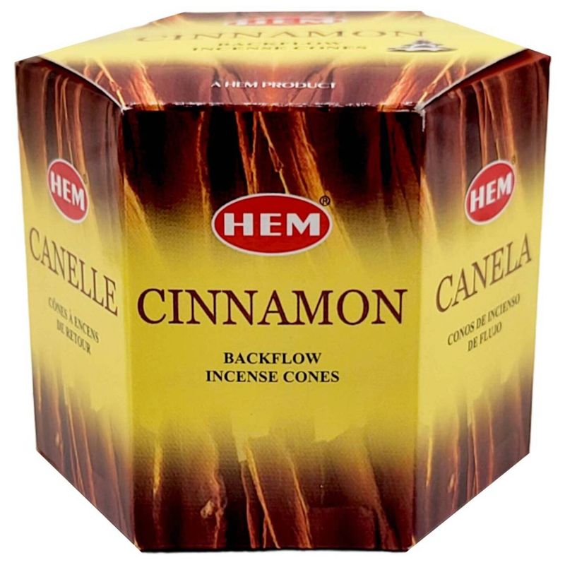 GENERICO - Conos de Incienso para Cascada Canela 40 unidades - HEM