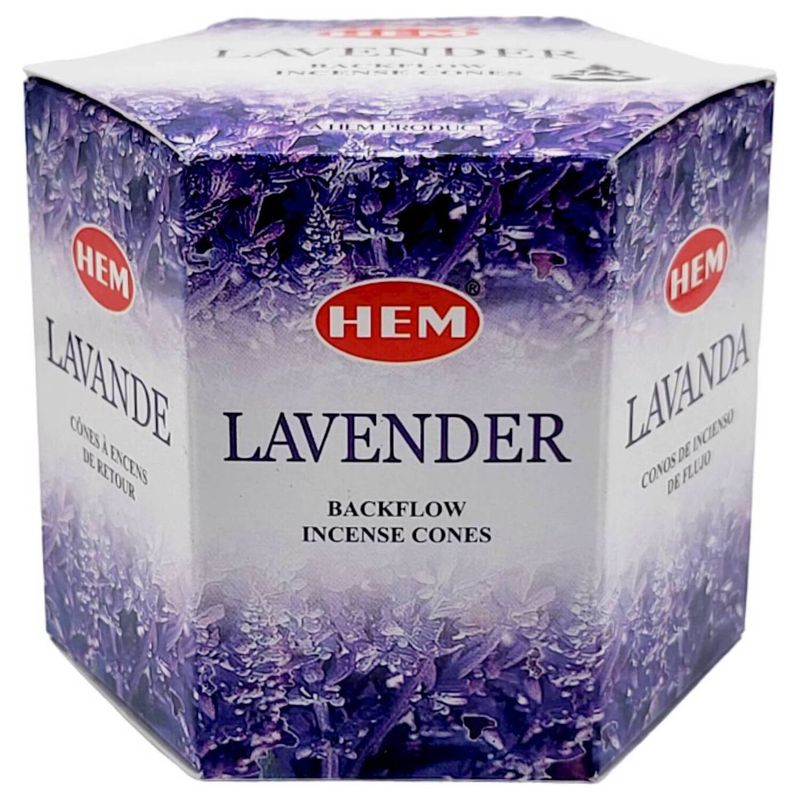 GENERICO - Conos de Incienso para Cascada Lavanda 40 unidades - HEM