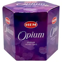 GENERICO - Conos de Incienso para Cascada Opio 40 unidades - HEM