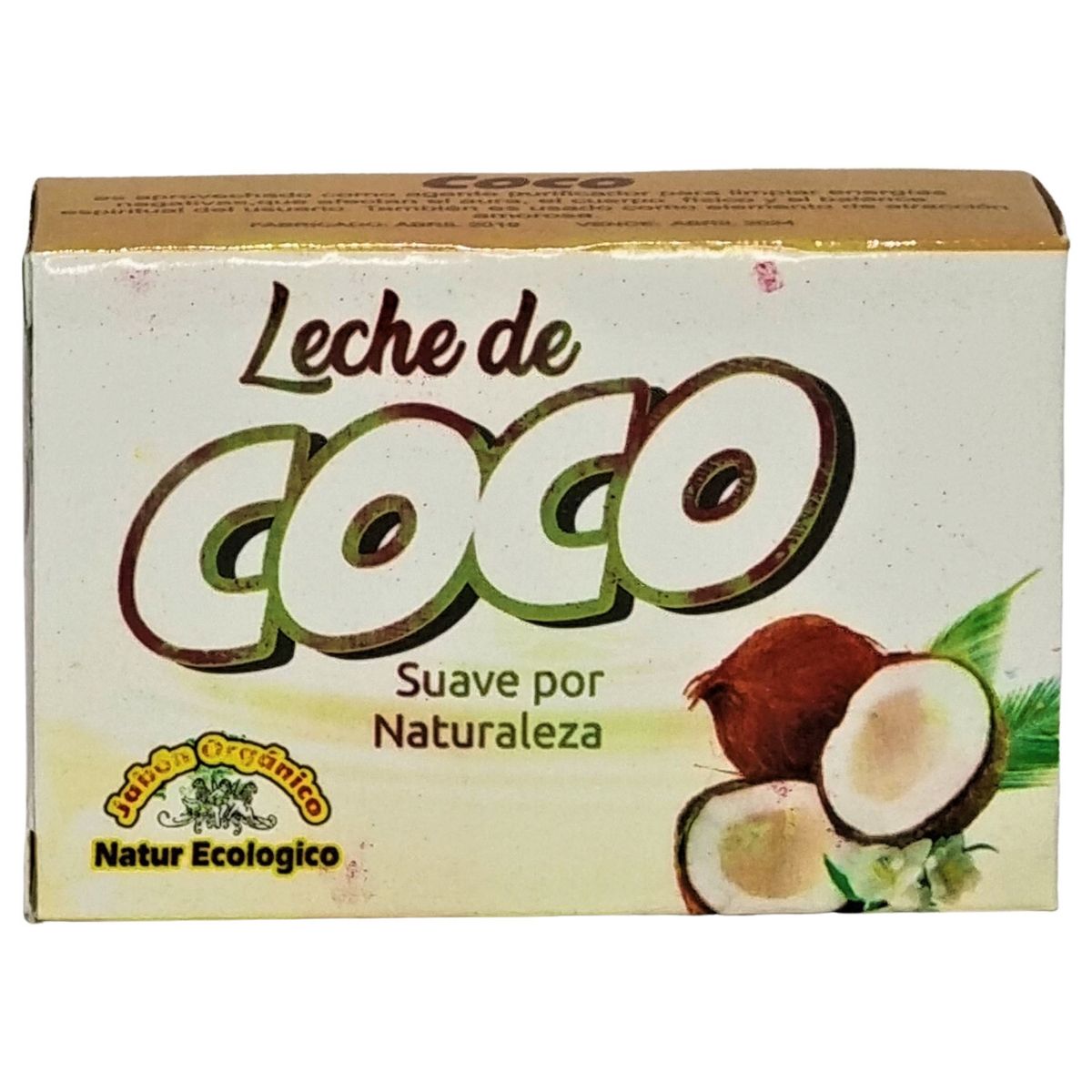 GENERICO - Jabón de Leche de Coco 90gr orgánico