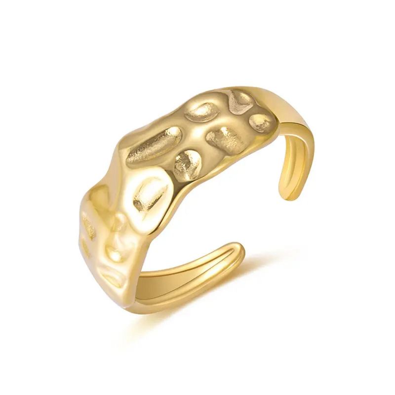 GENERICO - ANILLO MUJER MODELO ARUBA BAÑADO EN ORO 18K Y PLATA S925