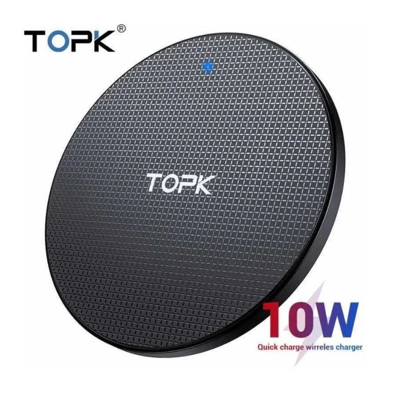 GENERICO - Cargador inalámbrico celular rápido 10W para Iphone Samsung LG Huawei