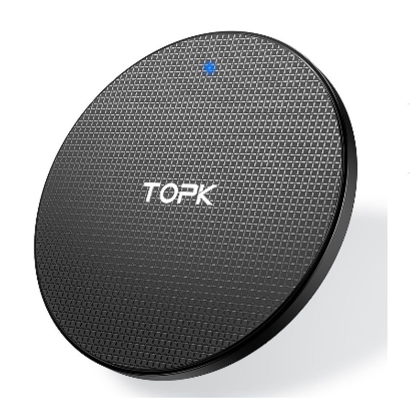 GENERICO - Cargador inalámbrico celular rápido 10W para Iphone Samsung LG Huawei