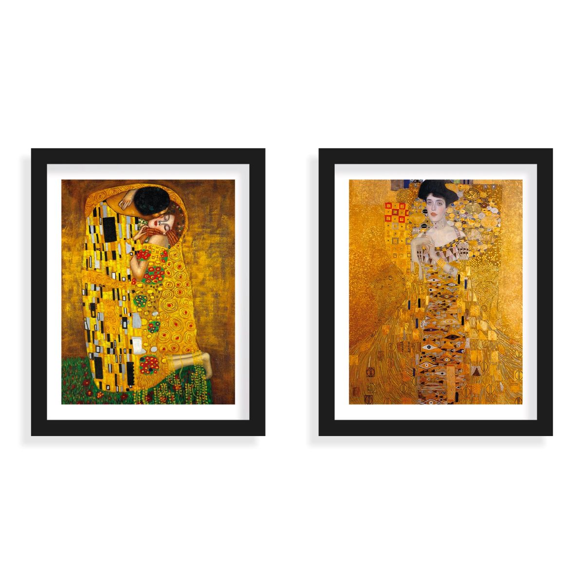 GENERICO - Set de 2 cuadros de 20x25 de Gustav Klimt