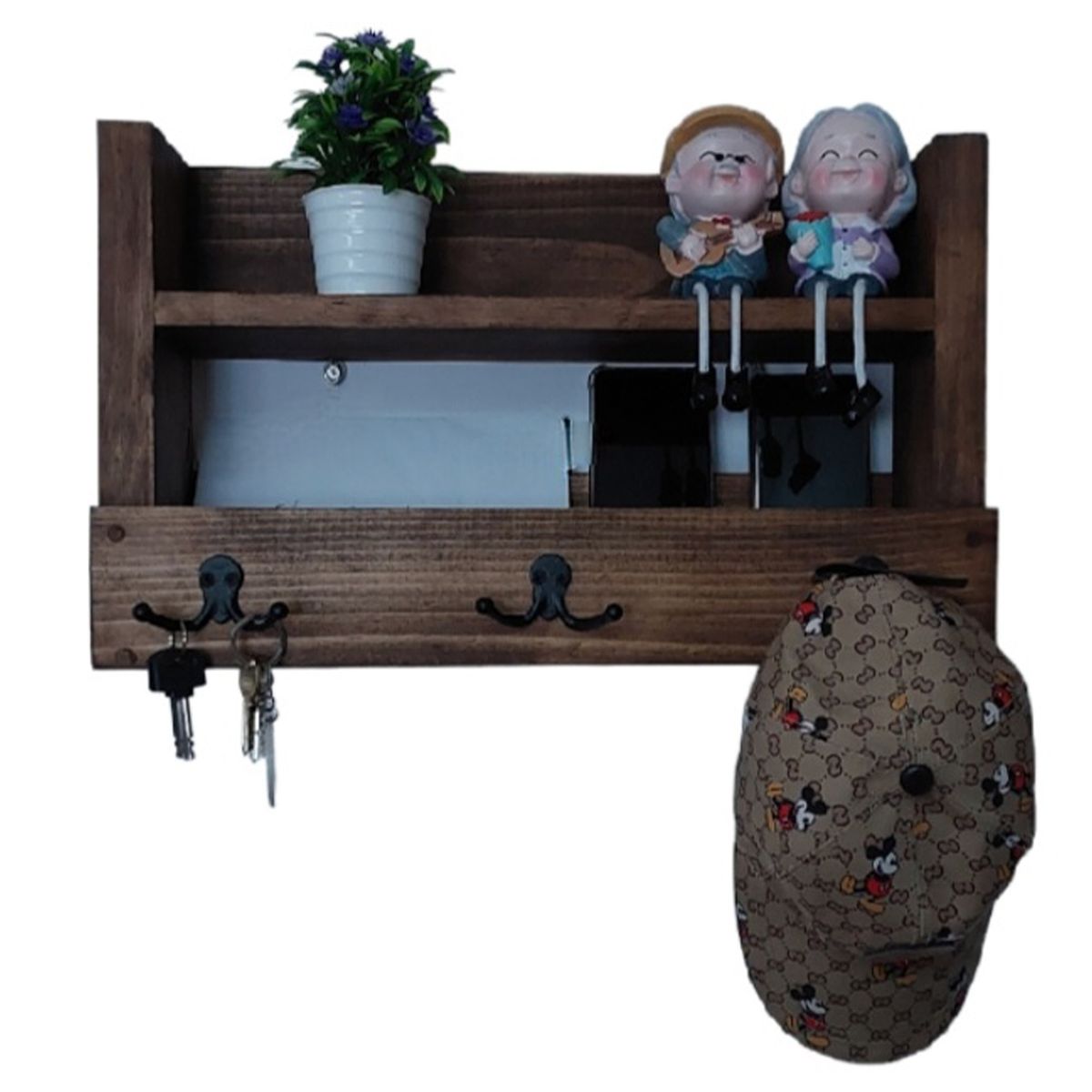 GENERICO - REPISA FLOTANTE PERCHERO NIZA