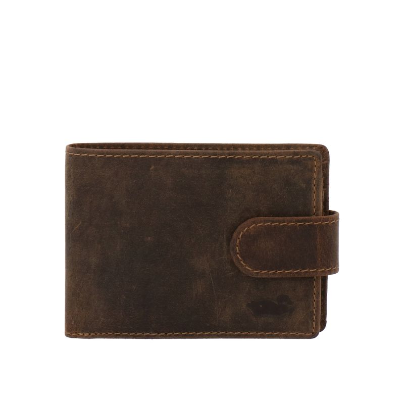 ROCKFORD - Billetera Hombre Hu Triple Café ROCKFORD