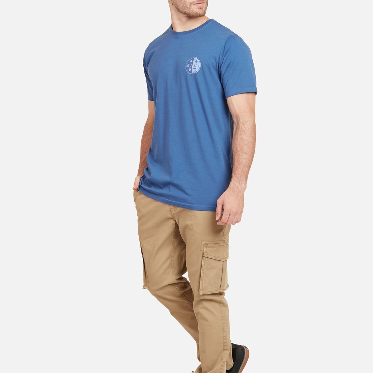 MAUI AND SONS - Polera LAX HUNTINGTON BEACH Hombre Denim Maui & Sons