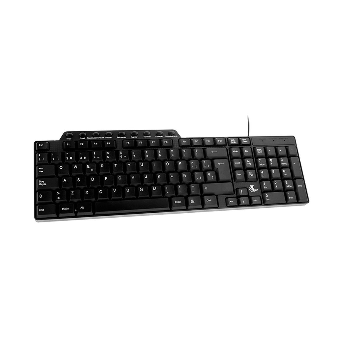 XTECH - Teclado USB español compacto C/pad numerico Xtech XTH-160S