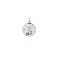 ANDREA COGGIOLA JOYAS - Colgante Medalla Santa Rita 18mm Plata Fina 925
