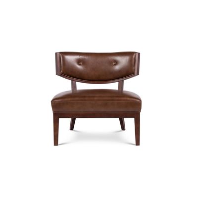 Imagen 2 del producto Poltrona A-550 Madera Cuero Brownie