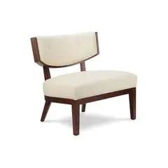 ROSEN - Poltrona A-550 Madera Cuero Beige