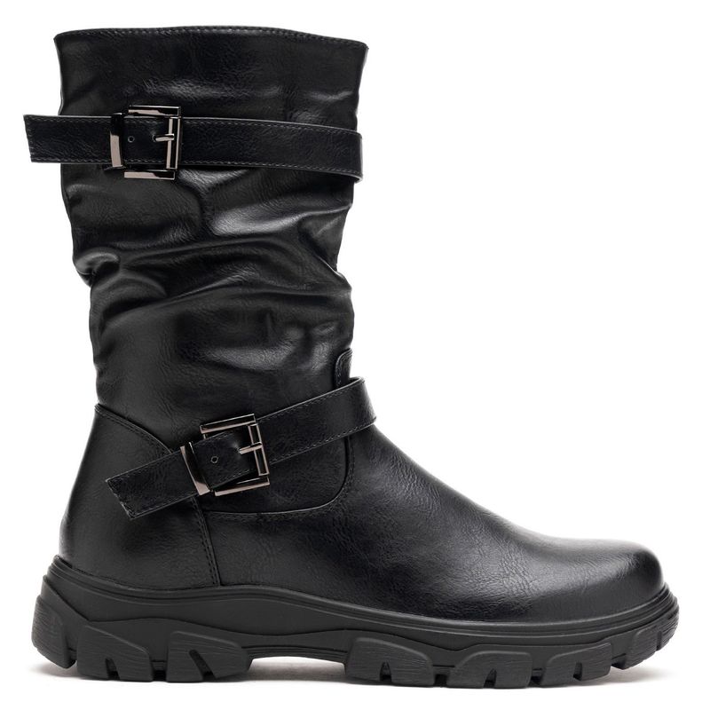 THUNDER BLUE - Bota Mujer Negro Karín Thunder Blue