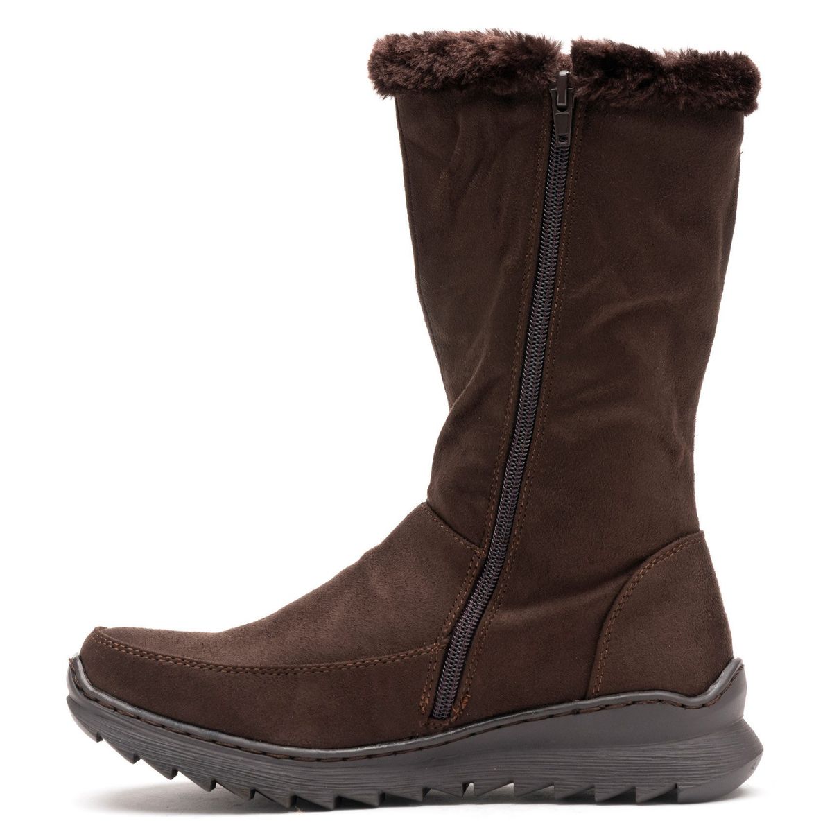 THUNDER BLUE - Bota Mujer Café Oscuro Refugio Thunder Blue