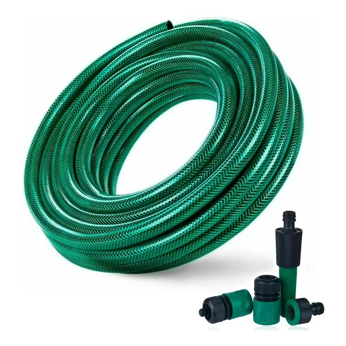 GENERICO - Manguera Pvc Reforzada Para Riego 1/2 Pulgada 20 Mts.