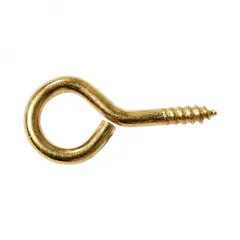 GENERICO - Cáncamo Cerrado N8 30mm Tornillo Gancho Perno Ojo 144pcs