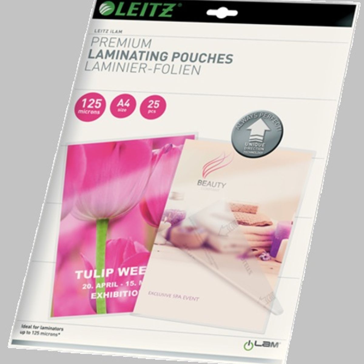 LEITZ - Sobre Plastificar Leitz A4 125 Mic 25 Un.