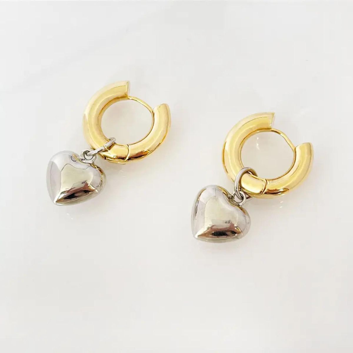 GENERICO - Aros Mujer Bañados En Oro 18k Modelo Florencia