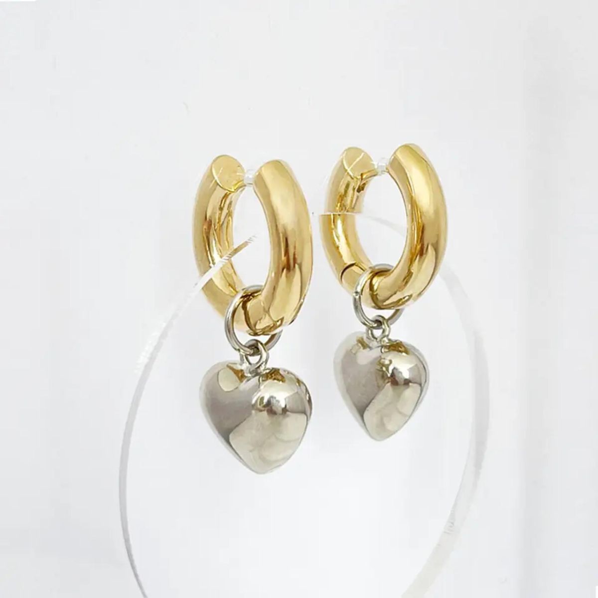 GENERICO - Aros Mujer Bañados En Oro 18k Modelo Florencia