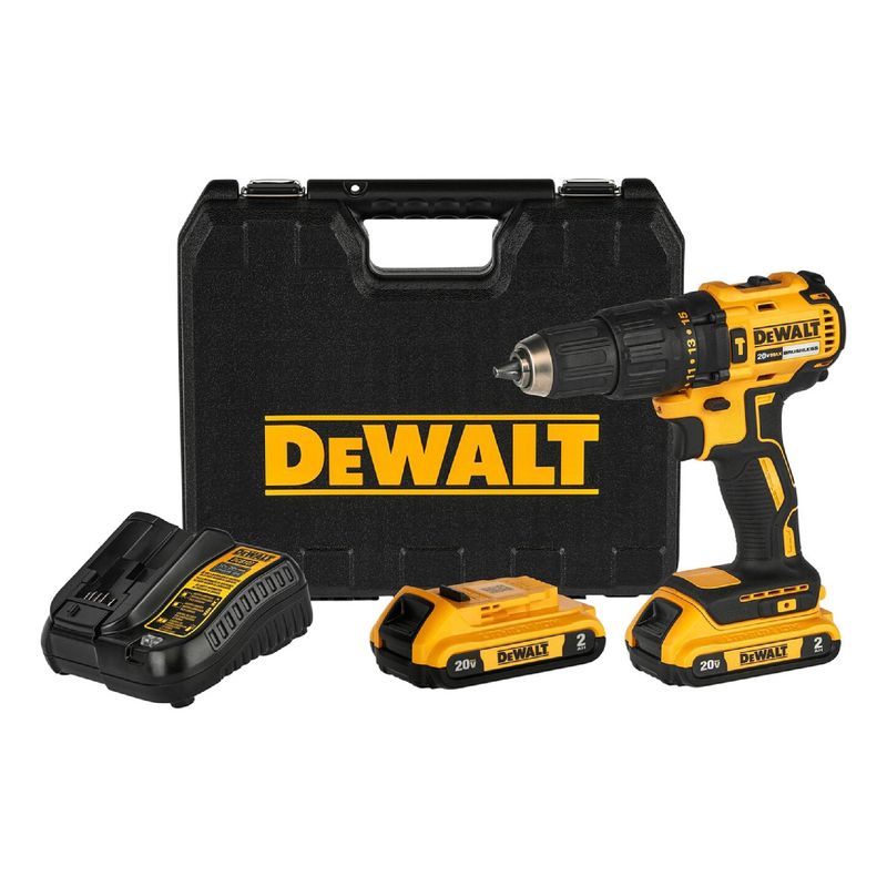 DEWALT - Taladro Percutor Inalámbrico Dewalt 20v Brushless Dcd7781d2