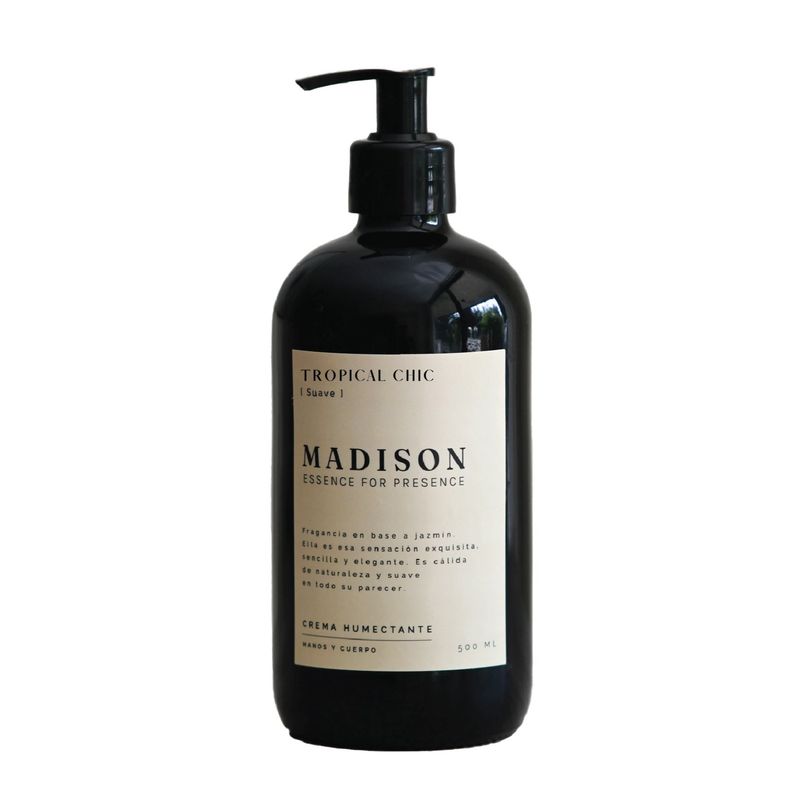 MADISON - Crema Humectante 500 Ml Tropical Chic Negro Madison