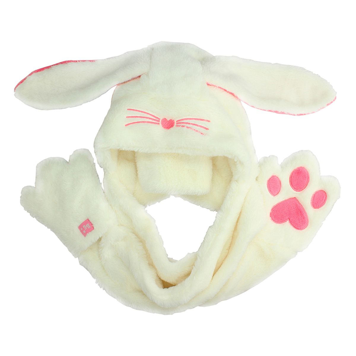 BUBBLE GUMMERS - PACK GORRO Y CUELLO NIÑO BUBBLEGUMMERS SYNERGY BLANCO