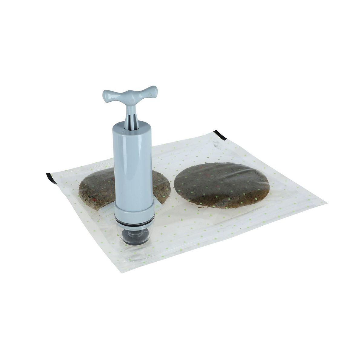 FOOD VACUUM BAG - Pack 10 Bolsas al Vacío para Alimentos FVB con Bomba Extractora