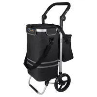 Carrito de Compras Plegable Perth Carro Feria Carga Black