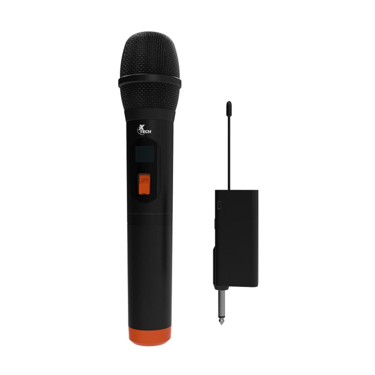 XTECH - Microfono inalámbrico Xtech C/Receptor recargable 7Hr XTS-690 - Negro - XTS-690