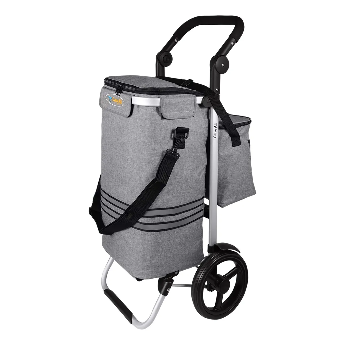 CARRY ALL - Carrito de Compras Plegable Perth Carro Feria Carga Gris