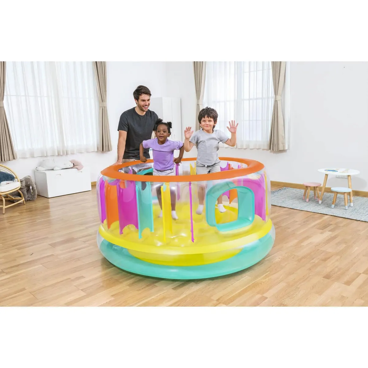 BESTWAY - Castillo inflable para niños +3 años 1.80M X 86Cm Bestway