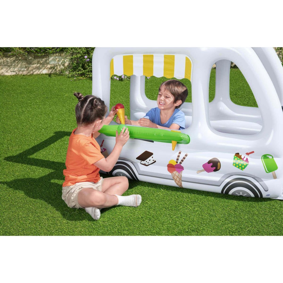 BESTWAY - Piscina Helados Inflable con pelotas 122X84X84Cms Bestway