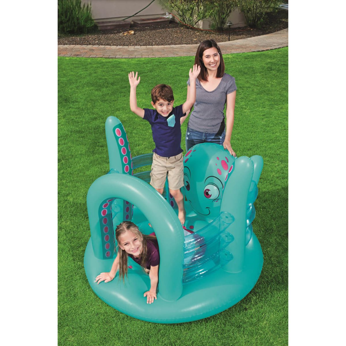 BESTWAY - Castillo inflable Pulpo 1,42X1,37X1,14M Bestway