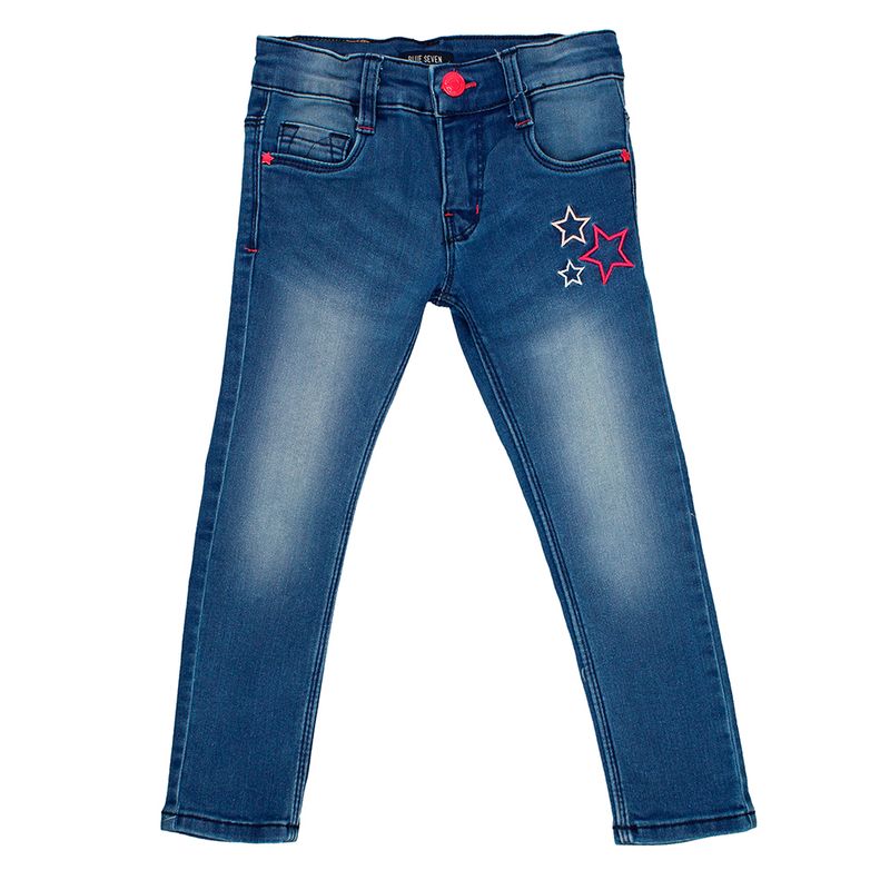 BUBBLE GUMMERS - PANTALON JEANS NIÑA BUBBLEGUMMERS SPORTY AZUL