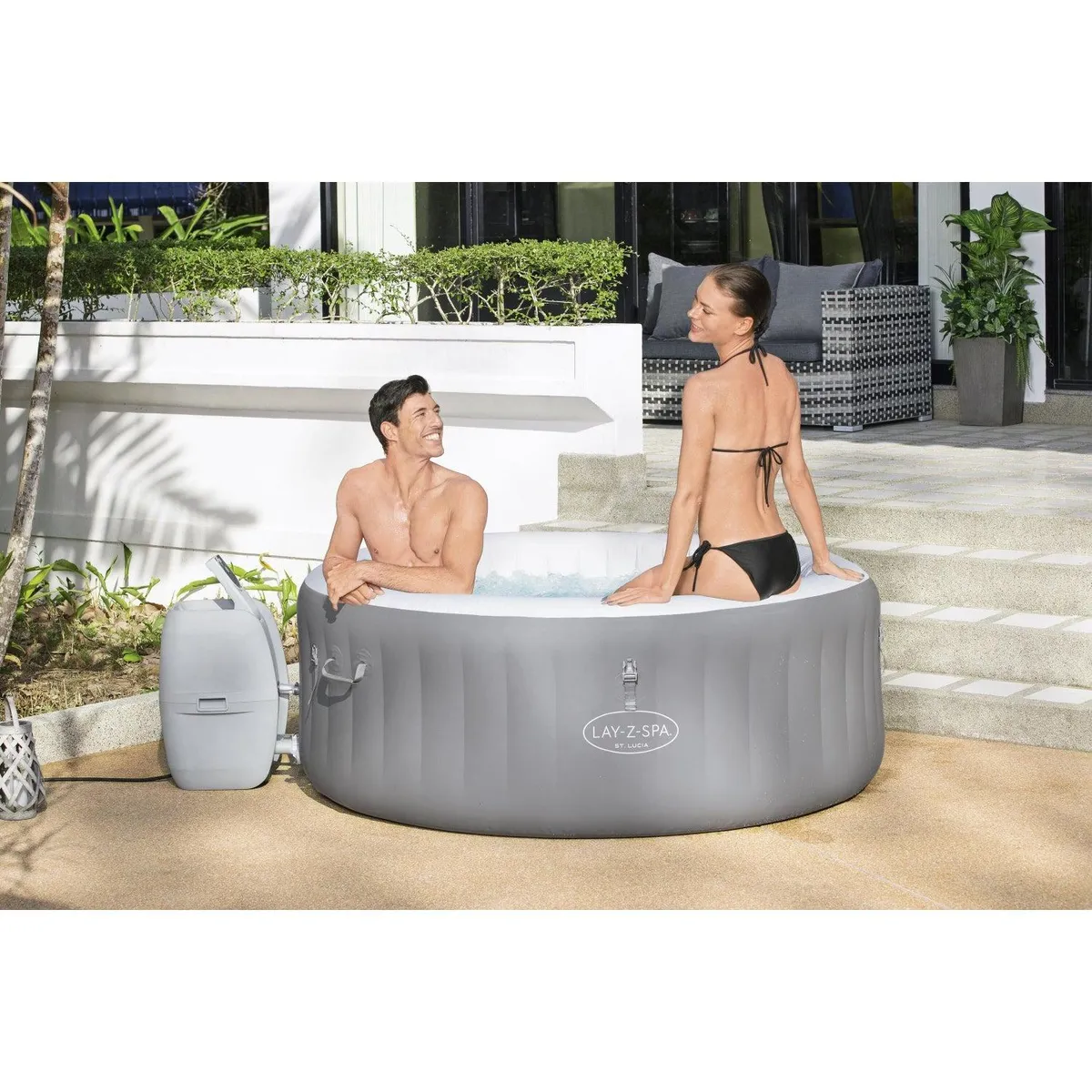 BESTWAY - Spa Jacuzzi inflable St. Lucia 3 Personas Bestway