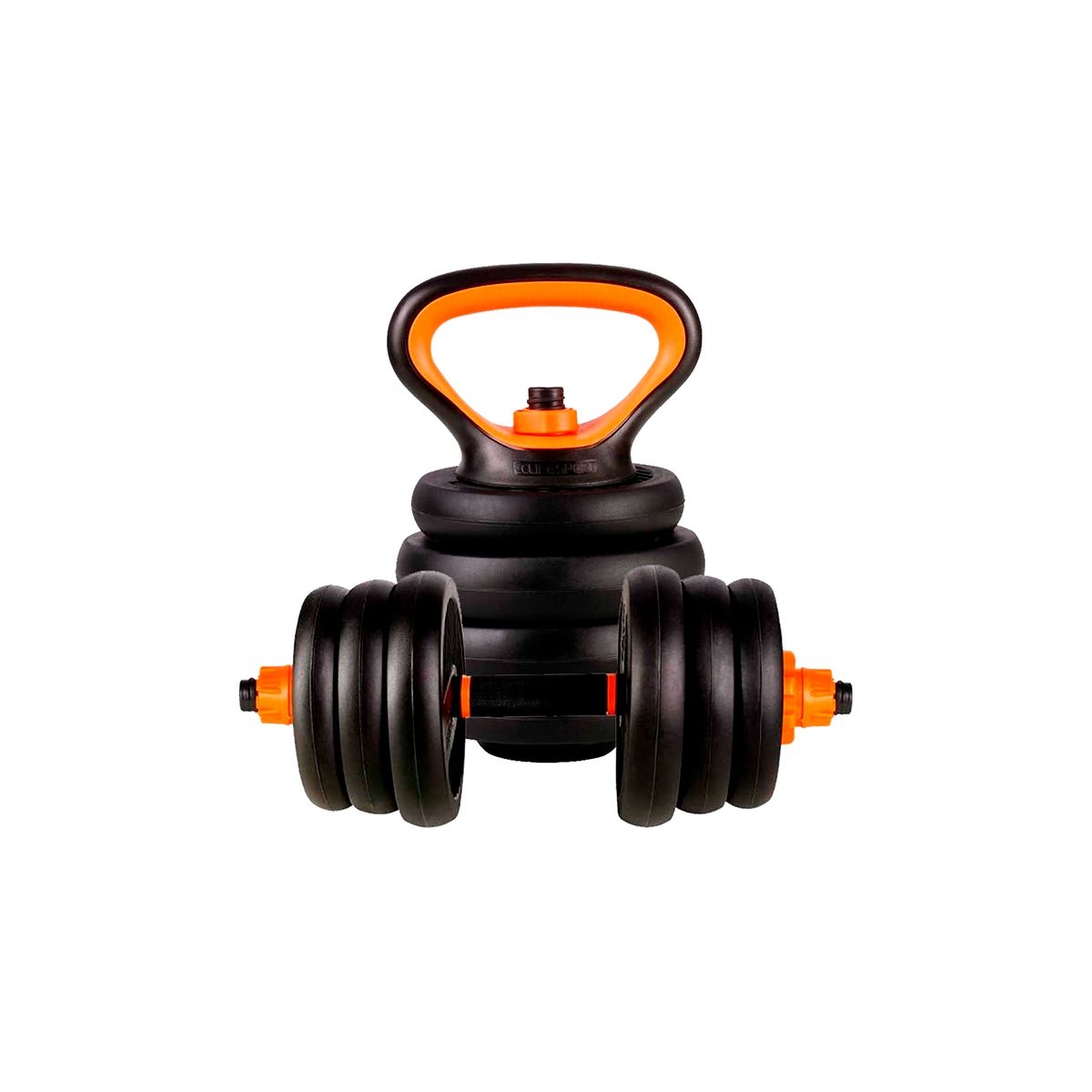 ATLETIS - Set de Pesas Ajustable 40 Kg Kettlebells Negro
