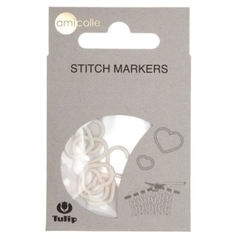 TULIP - Marcador de puntos de palillos Corazón S Blanco 2 mm- 3 mm