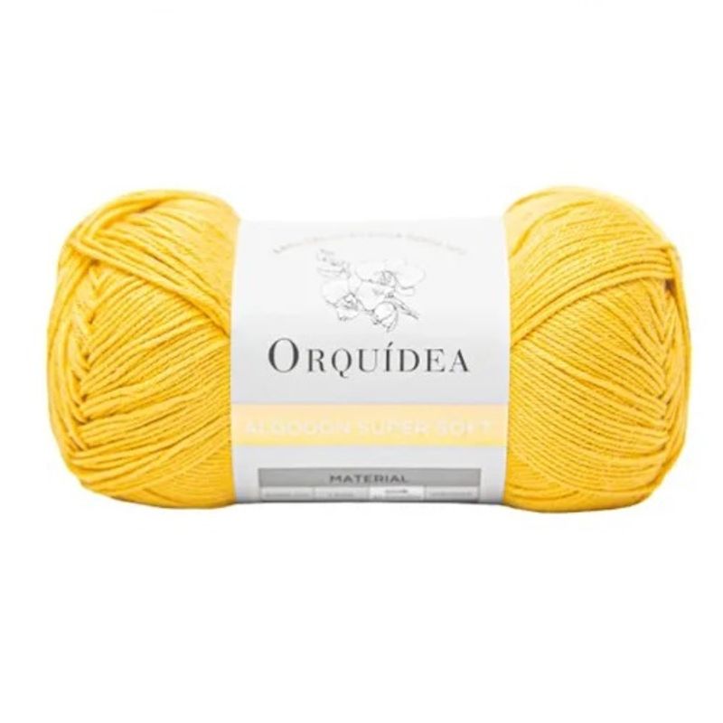 GENERICO - Algodon Super Soft Orquidea 100grs - Amarillo