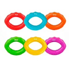 SDFIT - Set 6x Anillos Óvalos de resistencia flexionadores Bolso